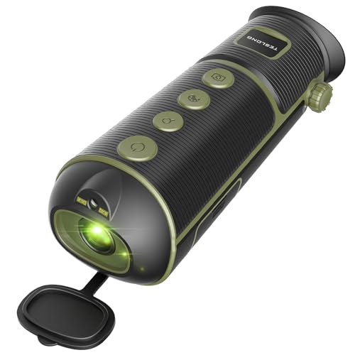 Teslong Thermal Monocular, 256x192 Thermal Imaging Monocular Handheld Infrared Scope, Weather-Resistant Vision Short Range for Hunting, Outdoor Camping, Travel 256 x 192