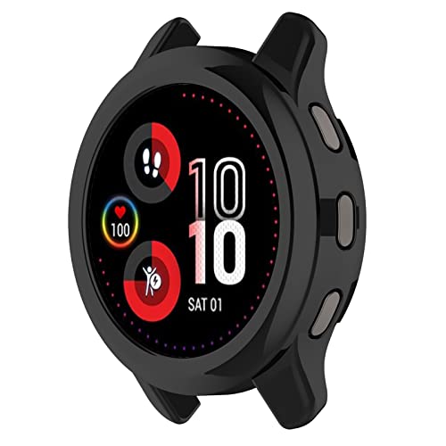 Coque de protection Garmin Venu 2 Plus LOKEKE étui silicone noir antichoc