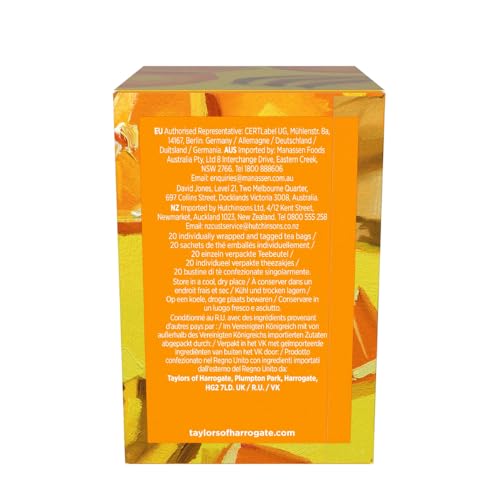 Image of Taylors of Harrogate Mandarin & Ginger Herbal Tea, 20ct (Pack of 1)