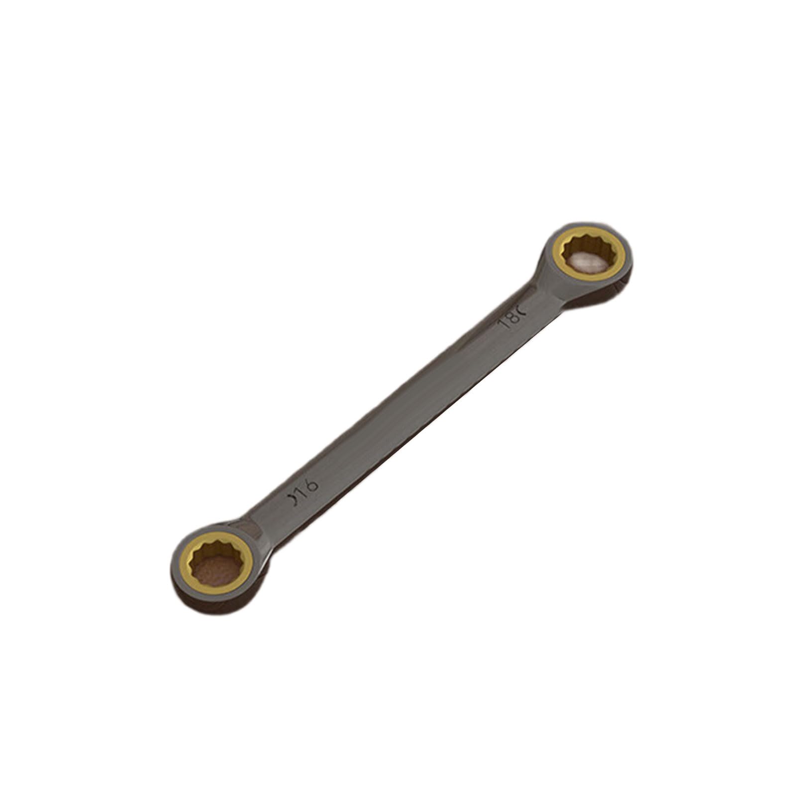 Msioytog Household 12 Point Offset Spanner Double Box End Double Head Wrench Workshop Tool Offset Box End Wrench Car Maintenance