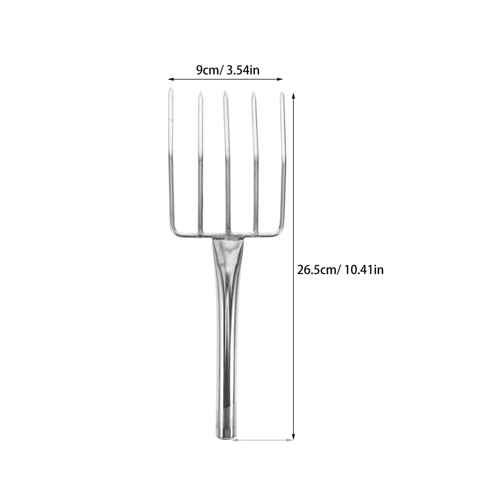 KICHOUSE Garden Transplanter Tool Heavy Duty Stainless Steel Bean Sprout Fork Perfect for Small Shovels and Digging Forks