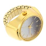 BESPORTBLE Finger Ringuhr Metall Retro Stil Tragbare Schmuckuhr Damen Modischer Fingeruhr Elegant Dekorativ Für Alltag Und Geschenk