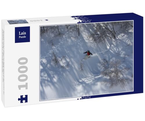 Puzzle 1000 piezas snowboarder en nieve de Nevados de Chillán