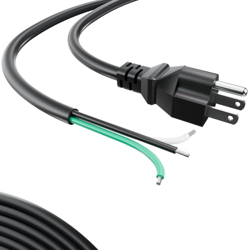Cable de alimentación de 3 clavijas 110V a 120V macho a macho para herramientas y lavaplatos