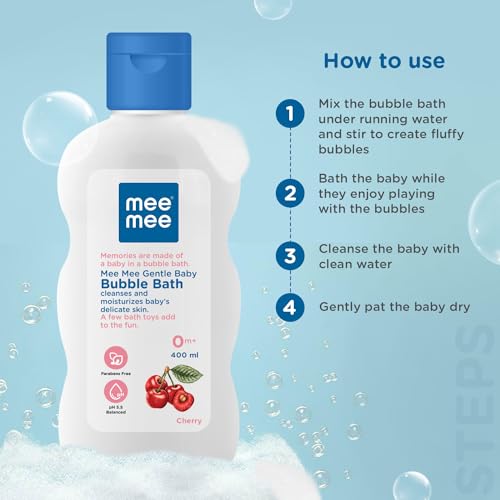 Image of Mee Mee Soft Baby Lotion and Gentle Baby Bubble Bath, 400ml