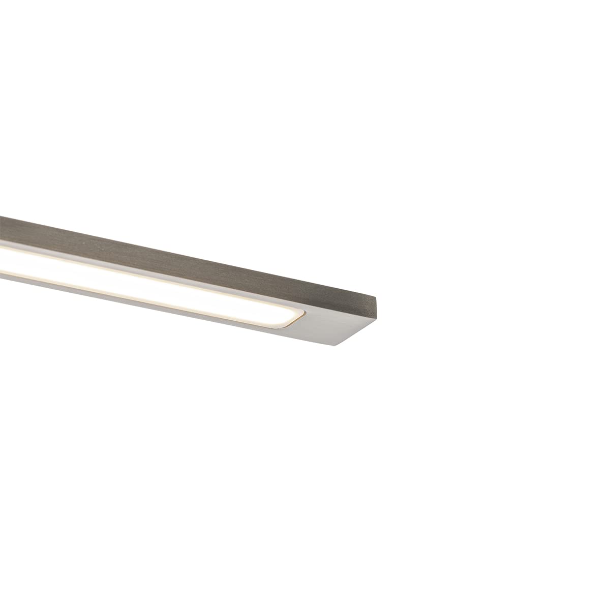 LED Applique murale 1 lumière L 41.5 cm Acier Design éclairage intérieur Salle de bains