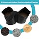 Sandsack Beschwerung - 4 PCS 800D Oxford Pavillon-Sandgewichte - Sandsäcke ohne Sand, Gewichte zur Pop-Up-Zelt Terrassenschirm Pavillon Befestigung Zelten Sonnenschirmen Ausstellungsständen Verwendet