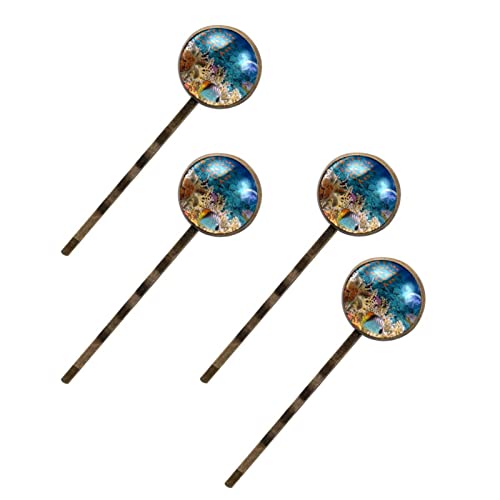 Épingles à cheveux tortue de mer barrettes pinces cheveux fille femme lot de 4