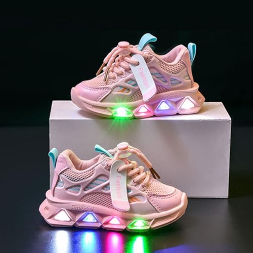 IWIHMIV Light Up Shoes Toddler Boys Comfortable Non Slip Girl Lightweight Casual Tennis Athletic Shoes4