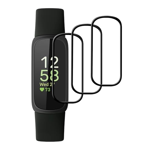�Ή� Fitbit inspire 3 �t�C���� �y3���Z�b�g-�� �i���z fitbit inspire3 �ی� �t�B���� ��ʕی�V�[�g �t���V�[�� �J�o�[ �t���ی� �\�t�g �y PET������ �Y�f�@�� 3D�ȖʃJ�o�[ �ϏՌ� ���� �C�A�[�� �����x ��