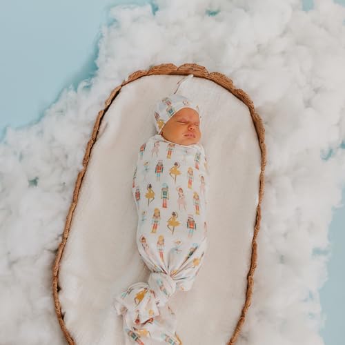 Image of Copper Pearl Swaddle Blankets for Newborns | Soft Stretchy Receiving Blankets for Boys and Girls | Large 46 x 46 Inch Baby Blankets | Lightweight and Breathable Swaddles | Juliet