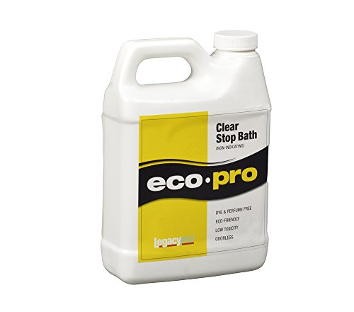 LegacyPro EcoPro Black & White Clear Stop Bath, 1 Quart (Makes 8 Gallons)