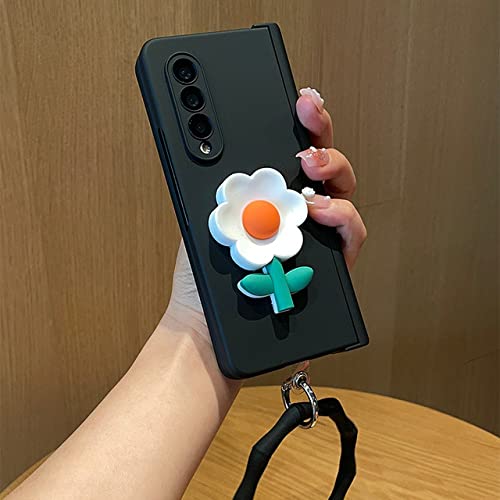 Coque PC rigide Samsung Z Fold 4 / 3 antichoc avec protège-charnière et poignée en silicone