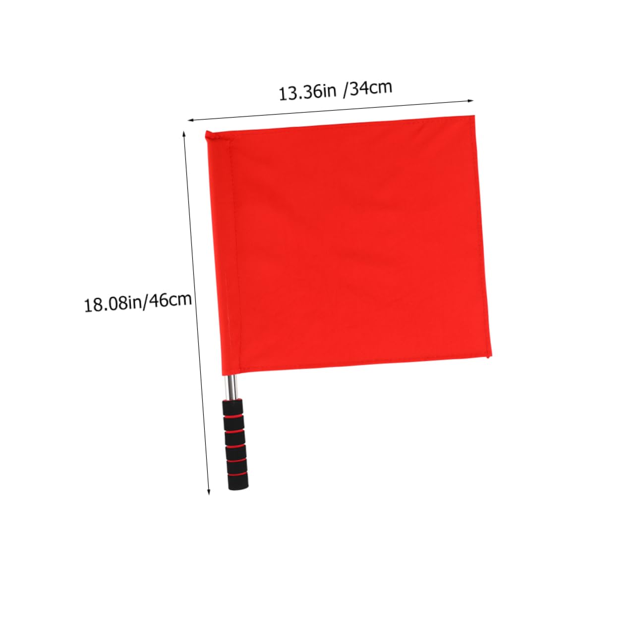 HANABASS Sturdy Handle Design Hand Signal Flags Sports Accessory for Traffic Racing Referees