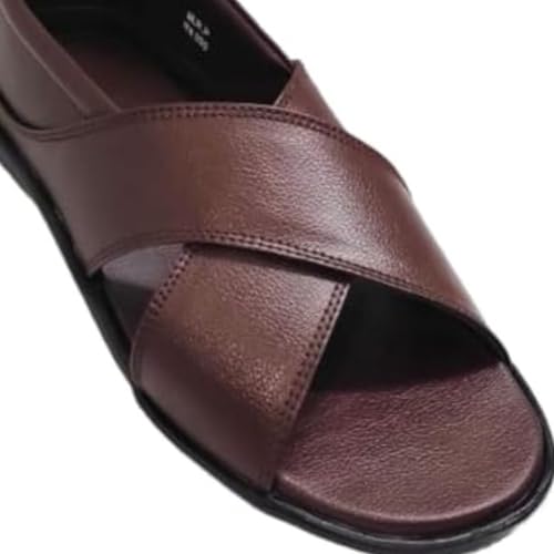 Image of Mens Sandals Casual Fisherman Sporty Summer Closed Comfortable Toe Sandals with Premium PU Padding And Synthetic Sandal