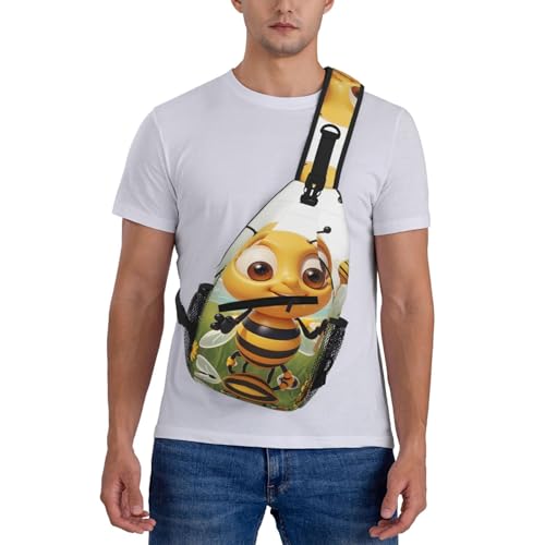 Mochila bandolera Honey Bee para mujer y hombre, viaje y senderismo miniatura 2