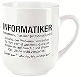 Ideal para el trabajo o la oficina. Con divertidos frases y motivos entusiasmarás a todos los colegas, amigos y familiares. Ya sea por la mañana o por la noche, la taza con el estampado moderno atraerá todas las miradas.