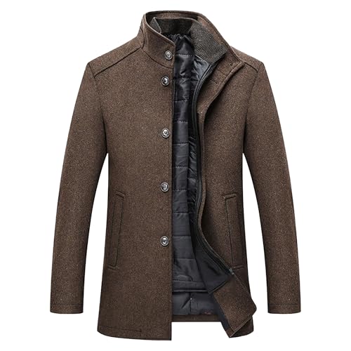 Caban homme épais coupe-vent pour ne plus subir le froid en hiver