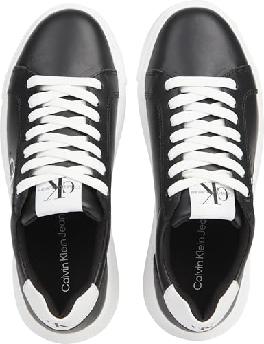 Baskets basses Calvin Klein Jeans CHUNKY CUPSOLE LACEUP MON LTH WN - vue 5