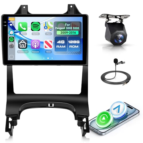 Autoradio Android Peugeot 3008 pour remplacer votre radio d'origine par le GPS et CarPlay