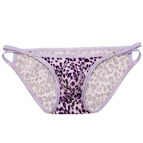 Men's Briefs Bikini Ice Silk Underwear Low Waist Jockstrap Sexy Penis Pouch Underpants4