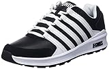 K-Swiss Herren Vista Trainer T Sneaker, Black/White, 45 EU