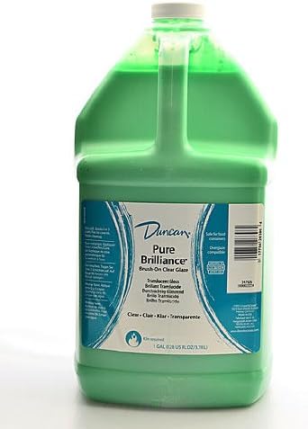 Duncan Pure Brilliance Clear Glaze Brush-on Glaze 1 gal. Pour-spout Bottle