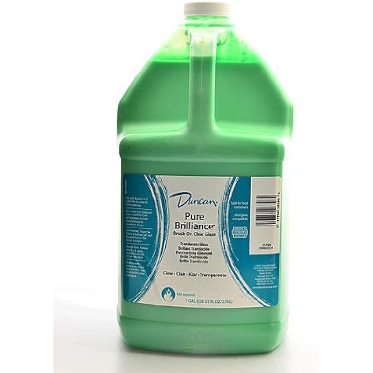 Duncan Pure Brilliance Clear Glaze Brush-on Glaze 1 gal. Pour-spout Bottle