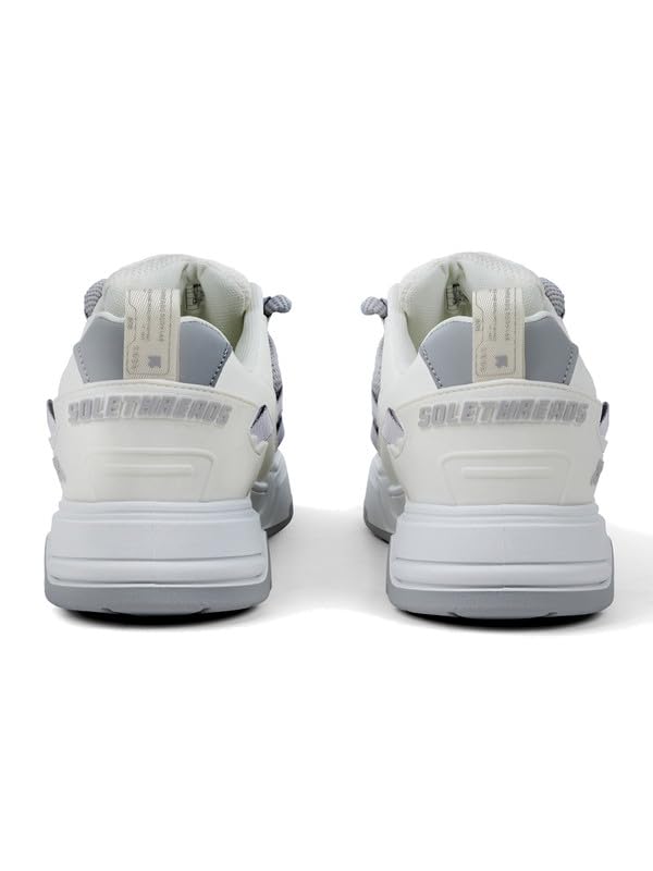 SOLETHREADS Men's White Sneakers - Image 4