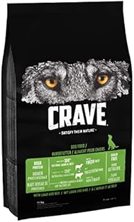 Crave Dry Dog Food with Lamb & Beef  High Protein & Grain-Free 11,5 kg (Pack of 1)