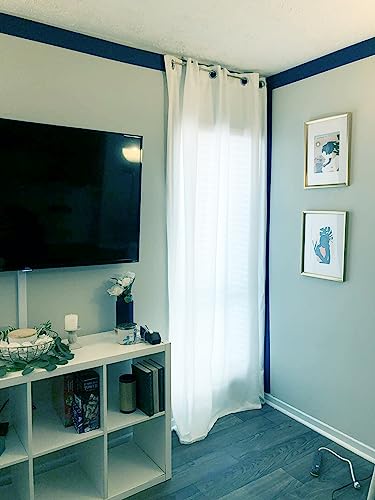 Roserosa Peel And Stick Pvc Self-Adhesive Wallpaper Border Board Trim Moulding Sticker Slate Blue (Sg51B : 3.93 Inch X 16.40 Feet) #TOP4