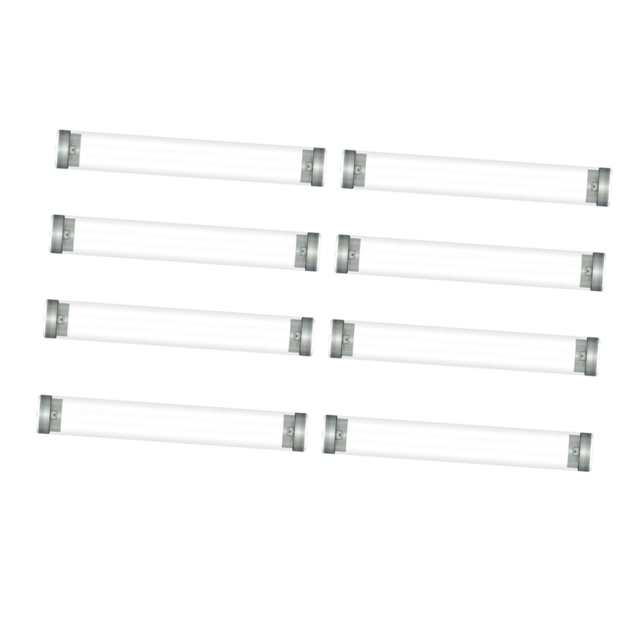 24pezzi Scatola Porta Penne Trasparente Plastica Astuccio Cilindrico Per Penne e Matite Contenitore Per Ufficio e Scuola Design Pratico e Resistente