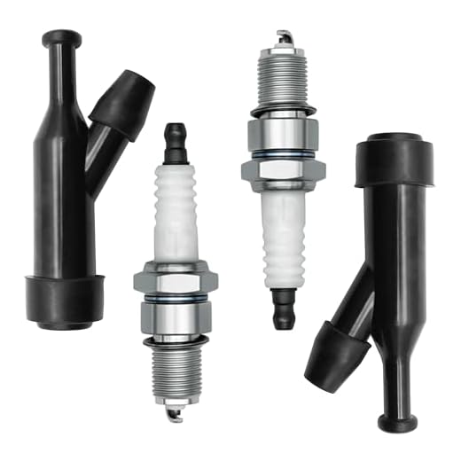 Strongthium Spark Plug & Boot Cap GX160 270 390 120 240 340 for Honda and Clones Engines Champion Generators Coleman Predator 212 301 420 224 196 339 389 cc, fits NGK BPR6ES BP6ES TORCH F6RTC F6TC