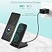 CHOETECH 15W Wireless Charger, Fast Wireless Charging Stand with QC 3.0 Adapter Compatible iPhone 11/11 Pro/11 Pro Max, iPhone SE/XS Max/XR,LG V30/V35/V40/G8,Galaxy Note 10/S20/S20+/S10/S10E, Pixel 3