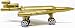 Vintage Airplane Decor - Bullet Shell Casing Military Fighter Jet with Functional Wheels - Model : Aircraft - Biplane Pendant Toys for Photo Props, Christmas Tree Ornament, Desktop Decoration & More