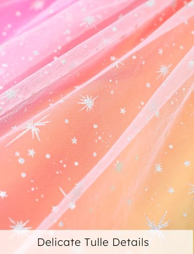 Peppa Pig Toddler Girls Dress for Fall Long Sleeve Tutu Dresses for Birthday Party Tulle Princess Dress Little Girl Size 2-6T4