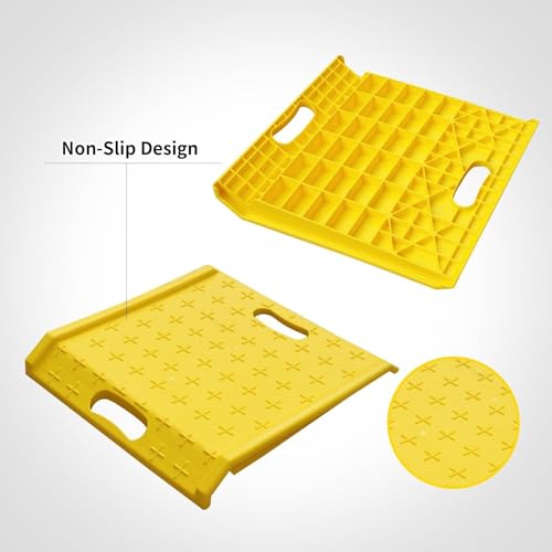 Rampa portátil amarilla para accesibilidad de 27.5 x 27 x 4 pulgadas miniatura 7