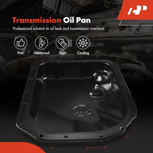 Image of A-Premium Transmission Oil Pan with Gasket Compatible with Chevrolet | for Chevy Silverado 1500 2500 3500, Tahoe, Suburban, Express & GMC Sierra, Yukon, Savana, C1500, C2500 & Cadillac Escalade
