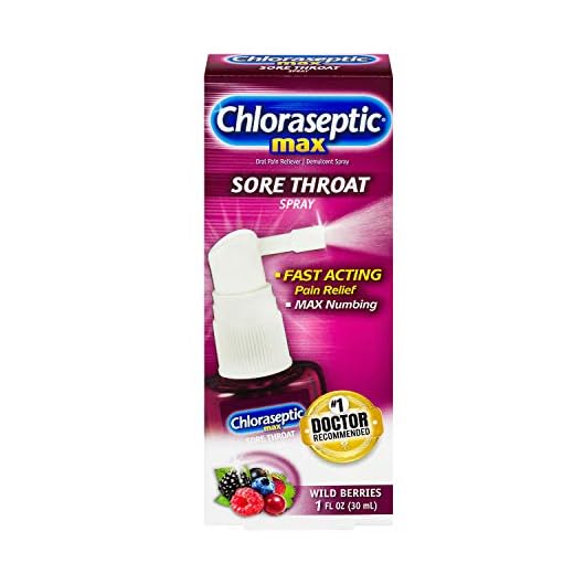 Chloraseptic Max Strength Sore Throat Spray, Wild Berries Flavor, 1.0 fl oz