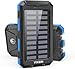 Vikeri Solar Powerbank 26800mAh, Powerbank Solar Wasserdichtes USB C Externer Akku mit 4 Outputs, Power Bank für Smartphones, Tablets und mehr (Dunkelblau)