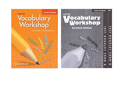 (OP4) Vocabulary Workshop, Tools for Comprehension Grades 4 with Test Booklet Form A&B - Orange