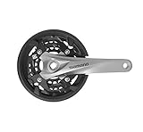 Marke: Shimano SHIMANO KURBELGARNITUR ACERA MTB FC-M3000 VIERKANT 9-FACH KURBELGARN 175 MM 40X30X22Z SCHWARZ M.KSR SHIMANO-LOGO HR 9-F ART-NR. E-FCM3000E002CH