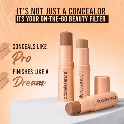Image of Coloressence Panstick Concealer Foundation Makeup Stick, Toffee Warm, 10gm | Full Coverage | Long Lasting | For All Indian Skin Types | Lightweight