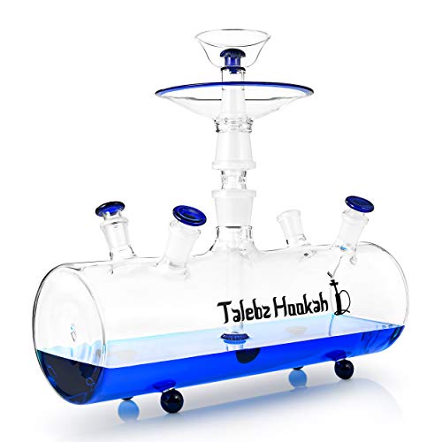 Talebz Hookah | Premium Tobacco Water Pipe Glass Hookah Set | Luxury Handmade