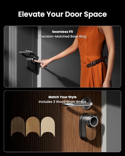 SwitchBot WLAN Smart Lock Ultra mit Keypad Vision, 3D-Gesichts-/Fingerabdruckerkennung, Elektronisches Türschloss mit Aufladbarem Akku, Öffnen per Gesicht, Fingerprint, Code, Alexa, unterstützt Matter