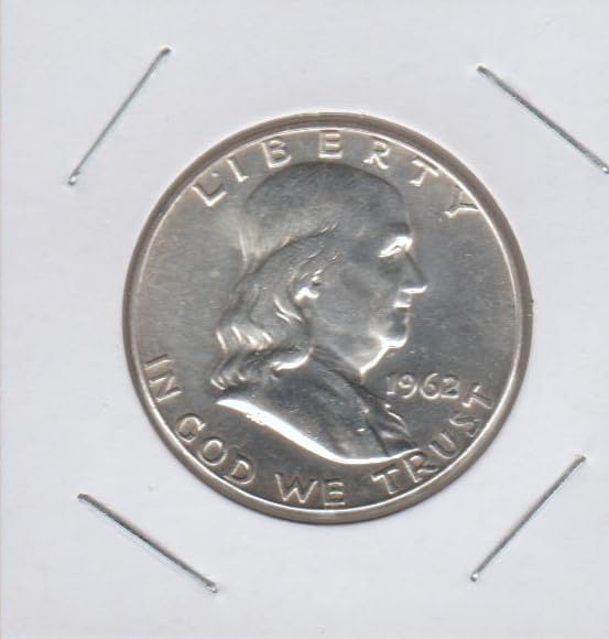 1962 D Franklin (1948-1963) Half Dollar Choice About Uncirculated Details