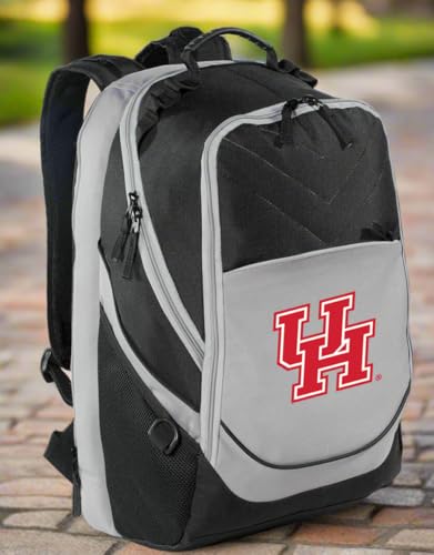 Image of Broad Bay University of Houston Backpack | Official UH Cougars Logo, Padded Laptop Computer Section, Premium 600D Nylon Fabric