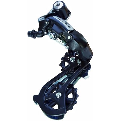 Shimano Altus Schwaltwerk | Kompatibel für 7- und 8-Gang | Für Rahmenmontage | Schwarz, Länge:165mm Breite:120mm Höhe:70mm Cover