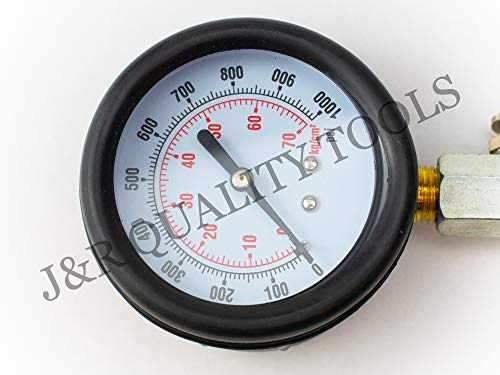 Vct Diesel Engine Compression Cylinder Pressure Tester Gauge Set 0-1000 Psi #TOP2