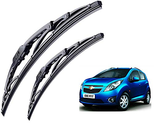 Image of WolkomHome High Performance OE Car Wiper Blade Replacement set of 2 Pc Right 23 inch Left 14 inch for Chevrolet Beat Type-1